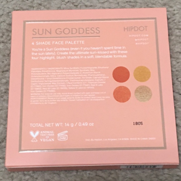 HipDot Face Palette in Sun Goddess - Picture 2 of 5